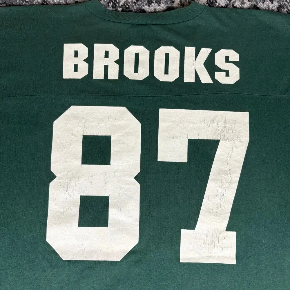 Vintage Robert Brooks Green Bay Packers NFL Logo 7‎ Jersey T Shirt Sz Men's XL